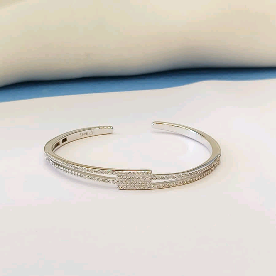 Silver Cz Bracelet 